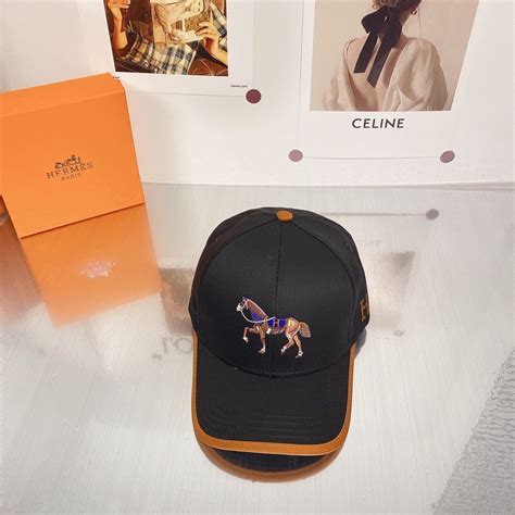 hermes black cap|hermes summer hats.